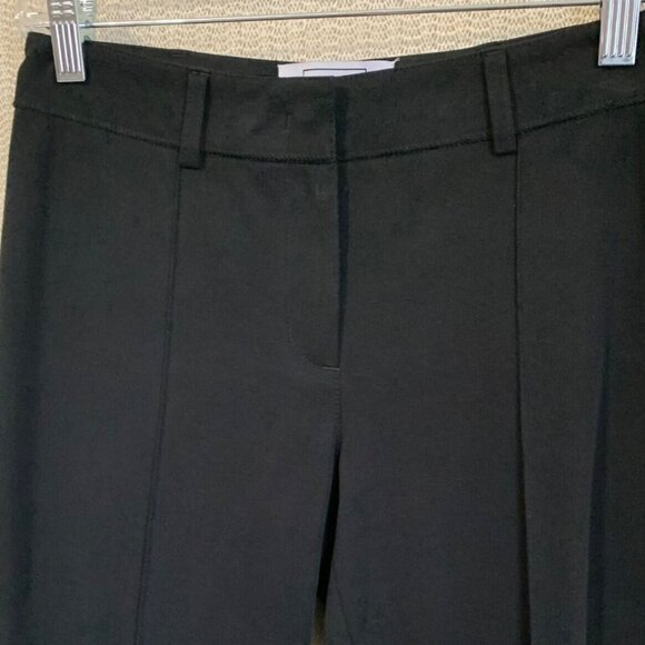Negri Firenze Women’s Italian Pants Trouser Size 4 US 40 EU Black Creased Leg - Picture 6 of 13